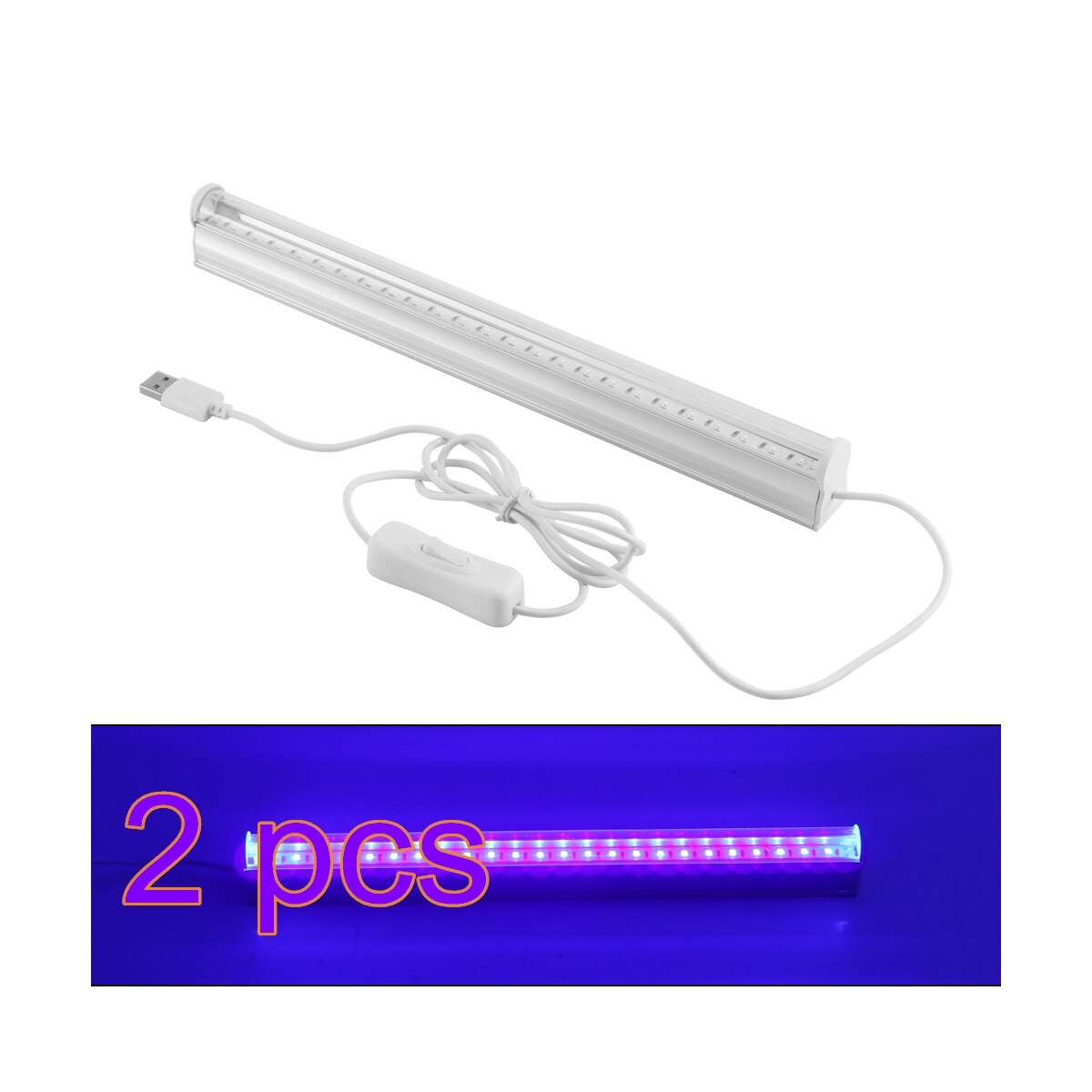 1.4m led uv lys 2835 smd dj disco party blacklight uv lampe lys bar led strip lys party club usb interface