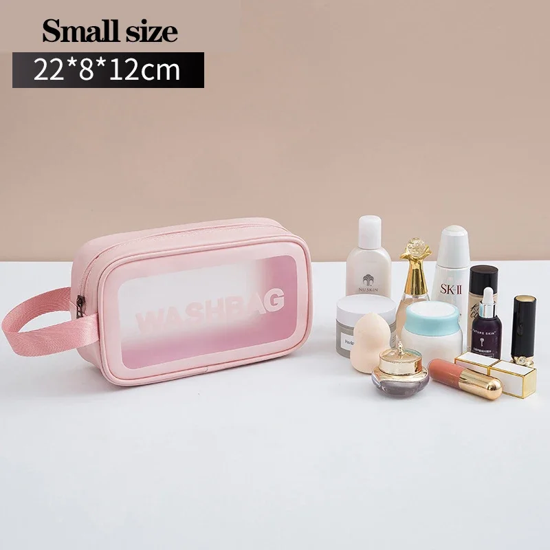 Waterdichte Draagbare Reis Waszak Vrouwelijke Transparante Make-Up Opbergtas Grote Capaciteit Cosmetische Organizer Beauty Vrouwen Case