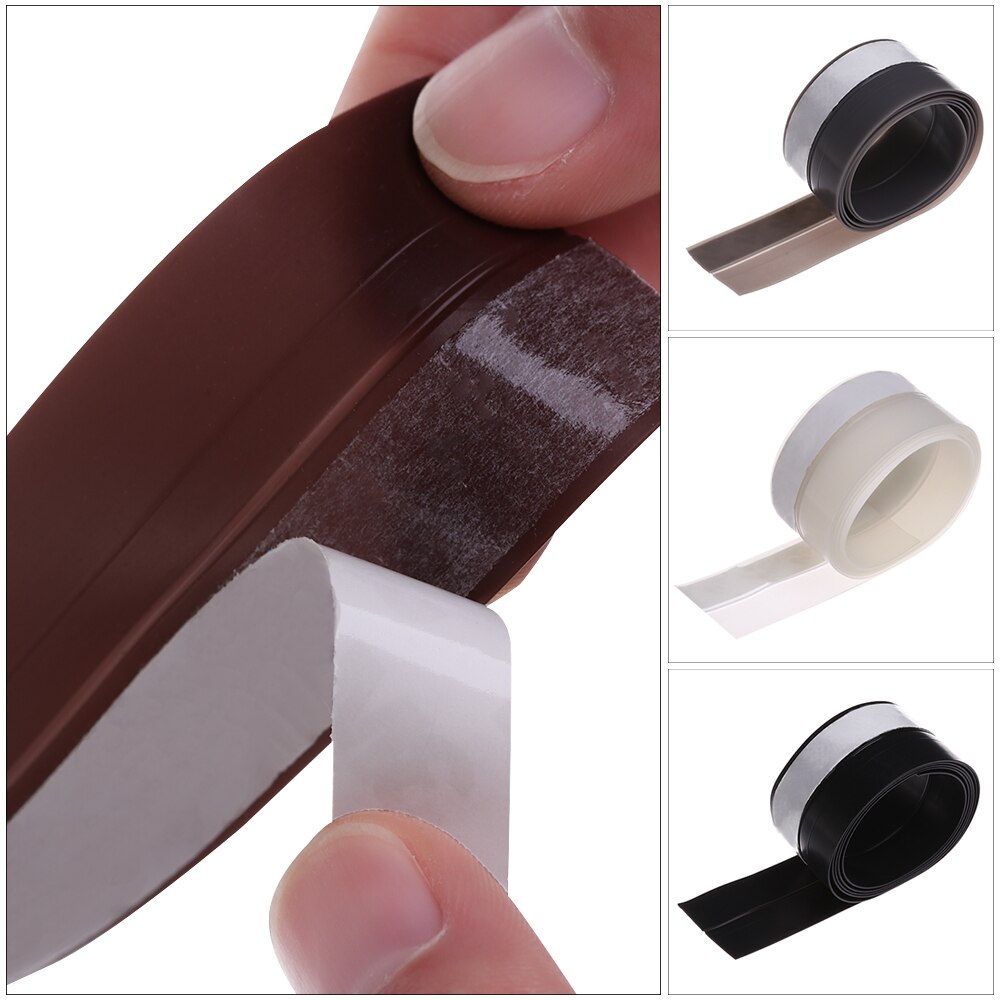 1Pcs 35mm Frameless Window Sliding Door Seals Sliding Sealing Strips Weatherstrip Draft Stopper For Door Silicon Rubber