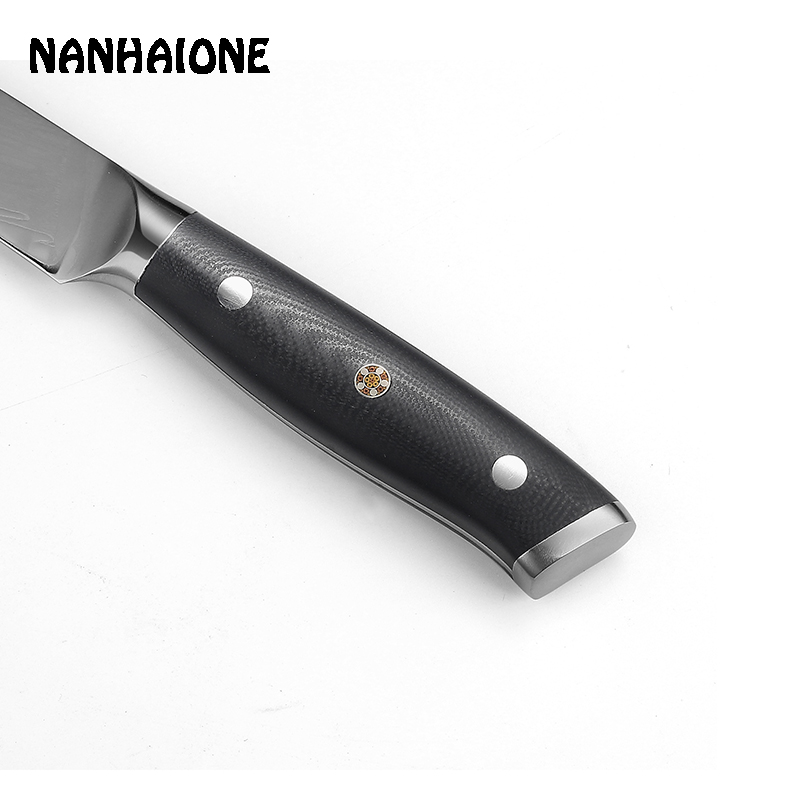 Nanhaione 3.5 tums skalknivar japansk kockkniv damaskus stål kökskniv rostfritt stål knivar kock matlagningsverktyg  cl133