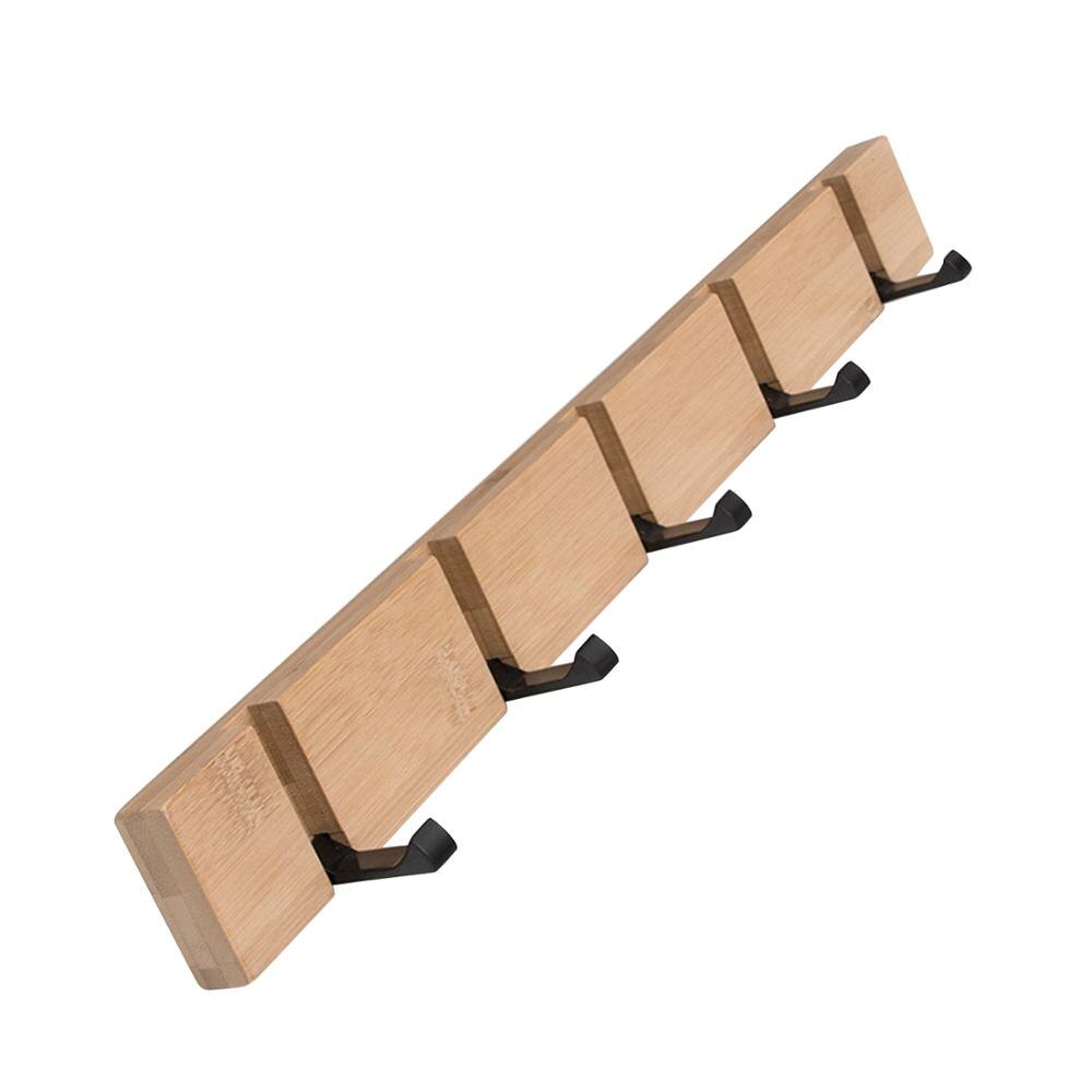 35cm Foldable Wall Mounted Space Aluminum Towel Storage Hanger Shelf Holder Stand Rack with 4pcs Hooks for Home Hotel Bathroom: 5 Hooks