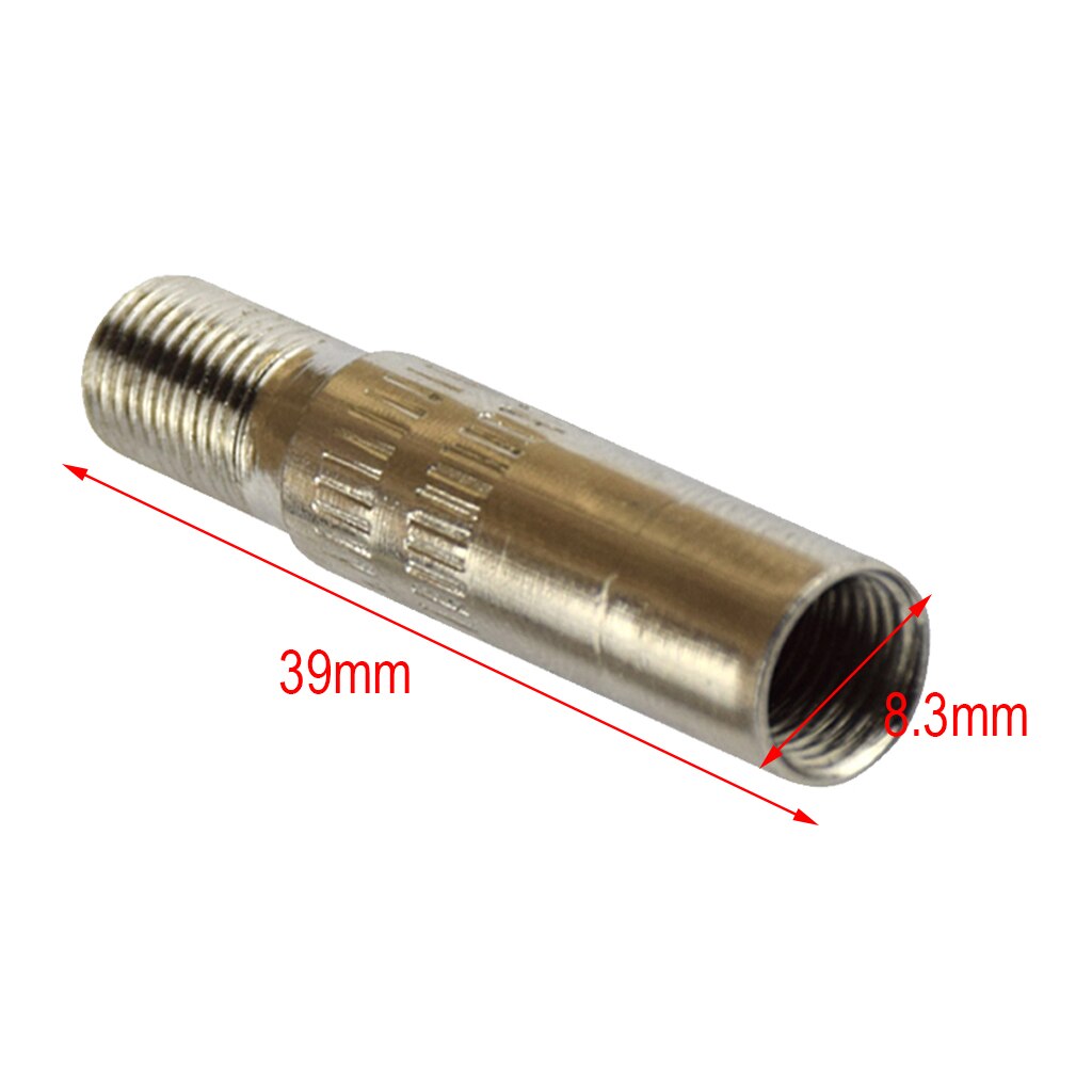 2 stuks motor auto ventieldop 39mm verlengadapters - zilver