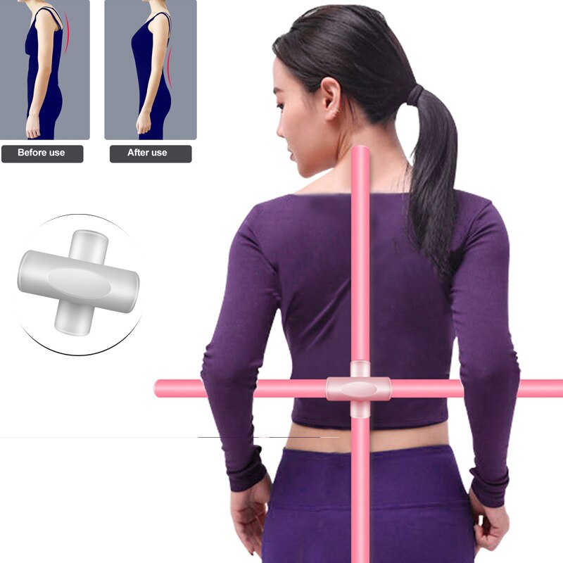 Yoga Sticks Stretching Tool Multifunction Open Shoulder Beauty Back Posture Correction Stick Bodybuilding Home Fitness XA92L
