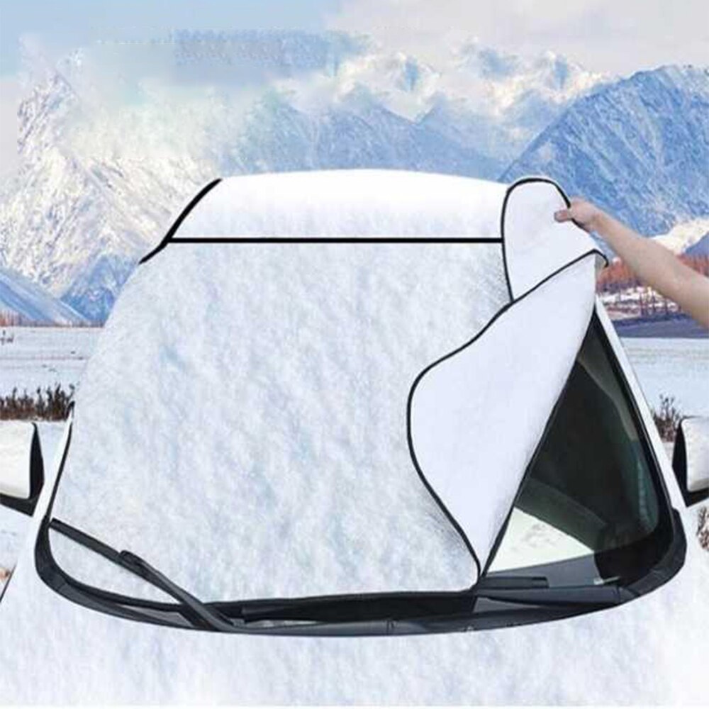 Professionele Auto Voorruit Cover Anti-Schaduw Vorst Ijs Sneeuw Beschermen Uv Fading Stofdicht Katoen Auto Cover