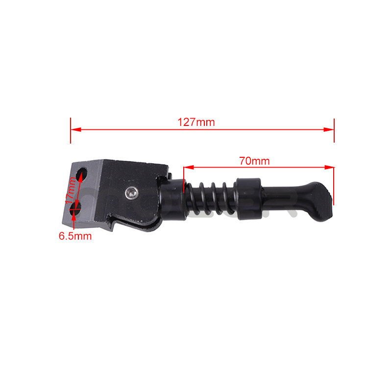 Ricambi originali cavalletto di ricambio per cavalletto da parcheggio supporto per gamba del piede cavalletto universale per parte del telaio laterale dello Scooter elettrico da 10 pollici e 8 pollici: Grigio