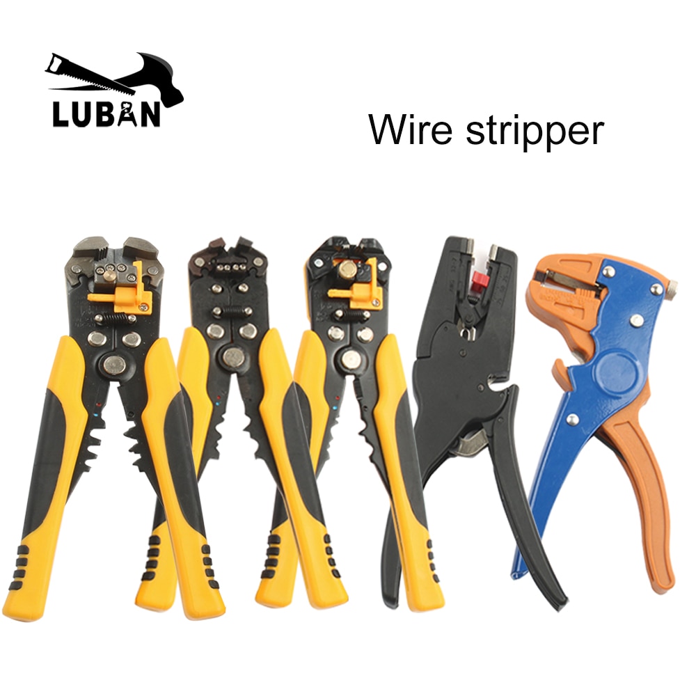 HS-D1 D4 D5 Cable Wire Stripper Cutter Crimper Automatic Multifunctional TAB Terminal Crimping Stripping Plier Tools