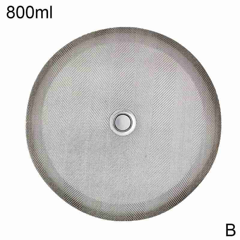 Prensa Francesa de acero reutilizable para café, filtro de prensa, anillo de filtro, malla desmontable de Metal, suministros de cocina: 800ml