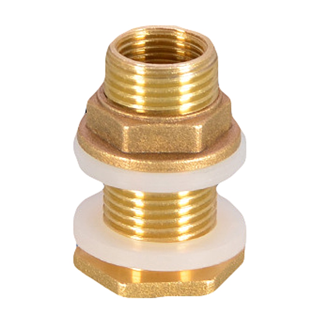 Solid Brass Water Tank Connector Fittings Leak-proof M1/2'' M3/4'' M1'' Adapter