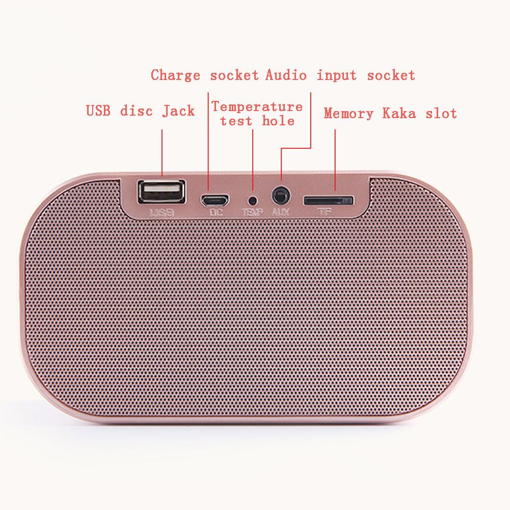 S2 Bluetooth Speaker Wireless Mini Mobile Alarm Clock Speaker Computer Car Subwoofer Multifunctional wireless bluetooth speaker