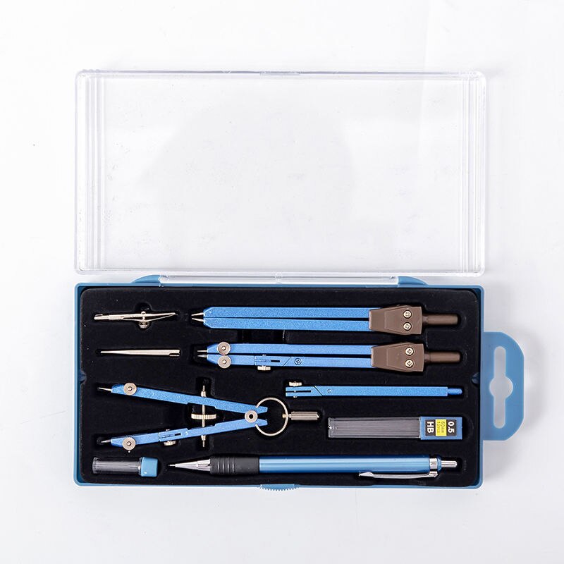 Compass Metal Drawing Stainless Steel Student Stationery Exam with Lead Core Practical Mathematical Tools