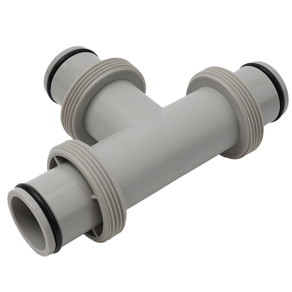 Connector Adapter Dual Split Voor Intex Onderdelen Slang Plunjerventiel Zwembadpompen Rubberen O-ringen Voor Tee T-gewricht Zwembad Deel