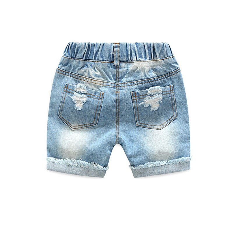 Lcjmmo baby boy shorts jeans sommer drenge ripped denim bomuld casual børn korte bukser til børn bukser 2-6 år