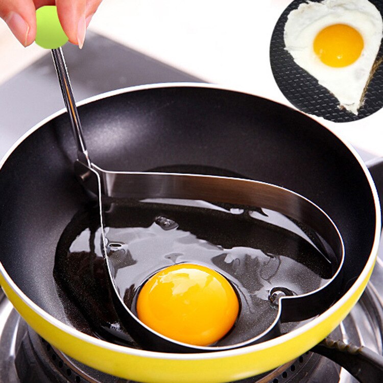 Moule à œufs frits en acier inoxydable , pour crêpes, Omelette, outils de cuisine, accessoires de cuisine, Gadget