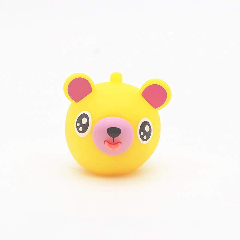 Parlare Animale Jabber Piercing Sulla Lingua Fuori Alleviare Lo Stress Giocattoli Creativi Giocattoli di Distensione della tensione Per I Bambini Adulti: 6x6x5.5cm Yellow