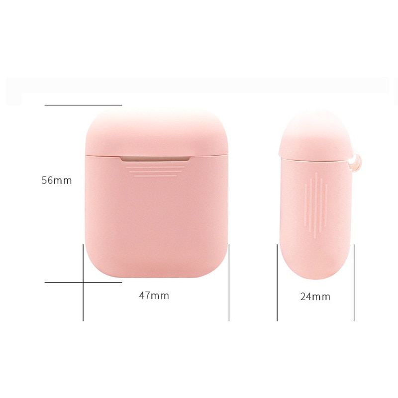 Mini Soft Silicone Case Voor Apple Airpods Shockproof Cover Voor Apple Airpods Oortelefoon Gevallen Voor Air Pods Protector Case