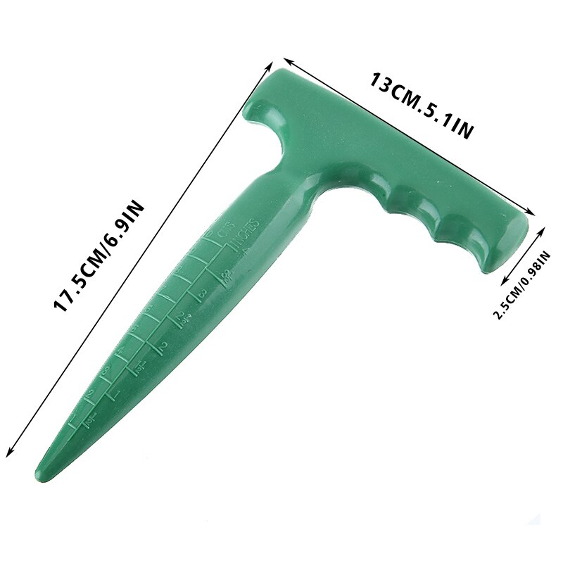 Juego de dispensador de semillas, Mini herramientas de mano de jardín para excavación, transplantador y siembra,