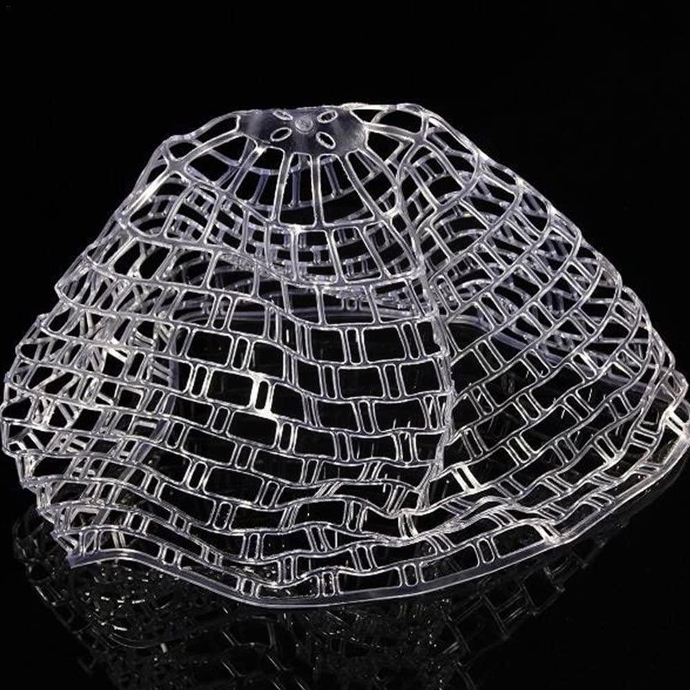39 47 Inch Large Medium Replacement Net For Fly Fishing Rubber Landing Clear Net Large K7q2