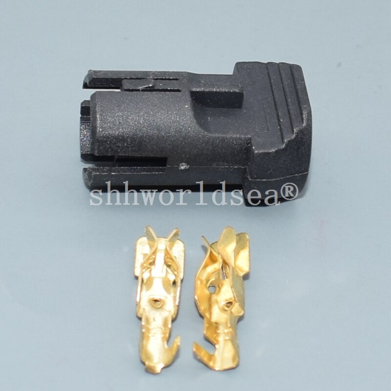 Shhworldsea 2 stk  t10 w5w t5 blød pære holder adaptere kabel led pære stik sokkel kile base pære stik: T10-4---2 sæt