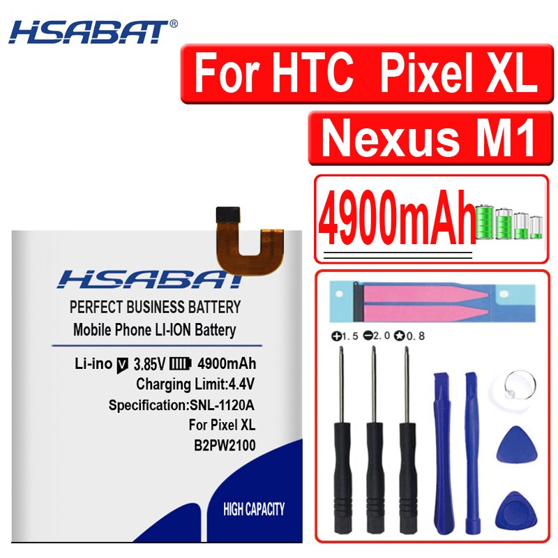 Hsabat 4900Mah B2PW4100 Batterij Voor Htc Google Pixel Nexus S1/4900Mah B2PW2100 Batterij Voor Htc Nexus Google pixel Xl Nexus M1