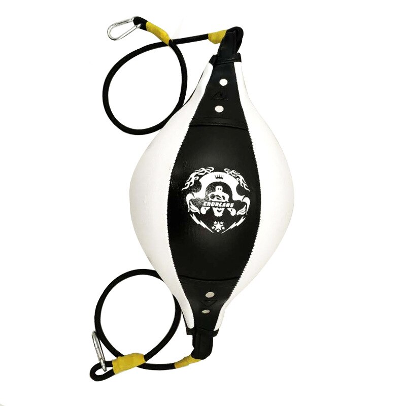 Punching Ball PU Pear Boxing Bag Reflex Speed Balls Muay Thai Punch Box Fitness Sports Equipment Training Adults Inflatable: SINGLE WHITE