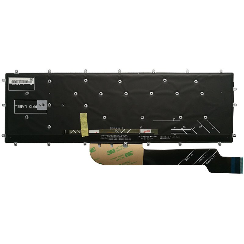 Ons Toetsenbord Voor Dell Inspiron 15 5565 5567 Met Palmrest Bovenste Deksel Met Backlit Grijs Frame