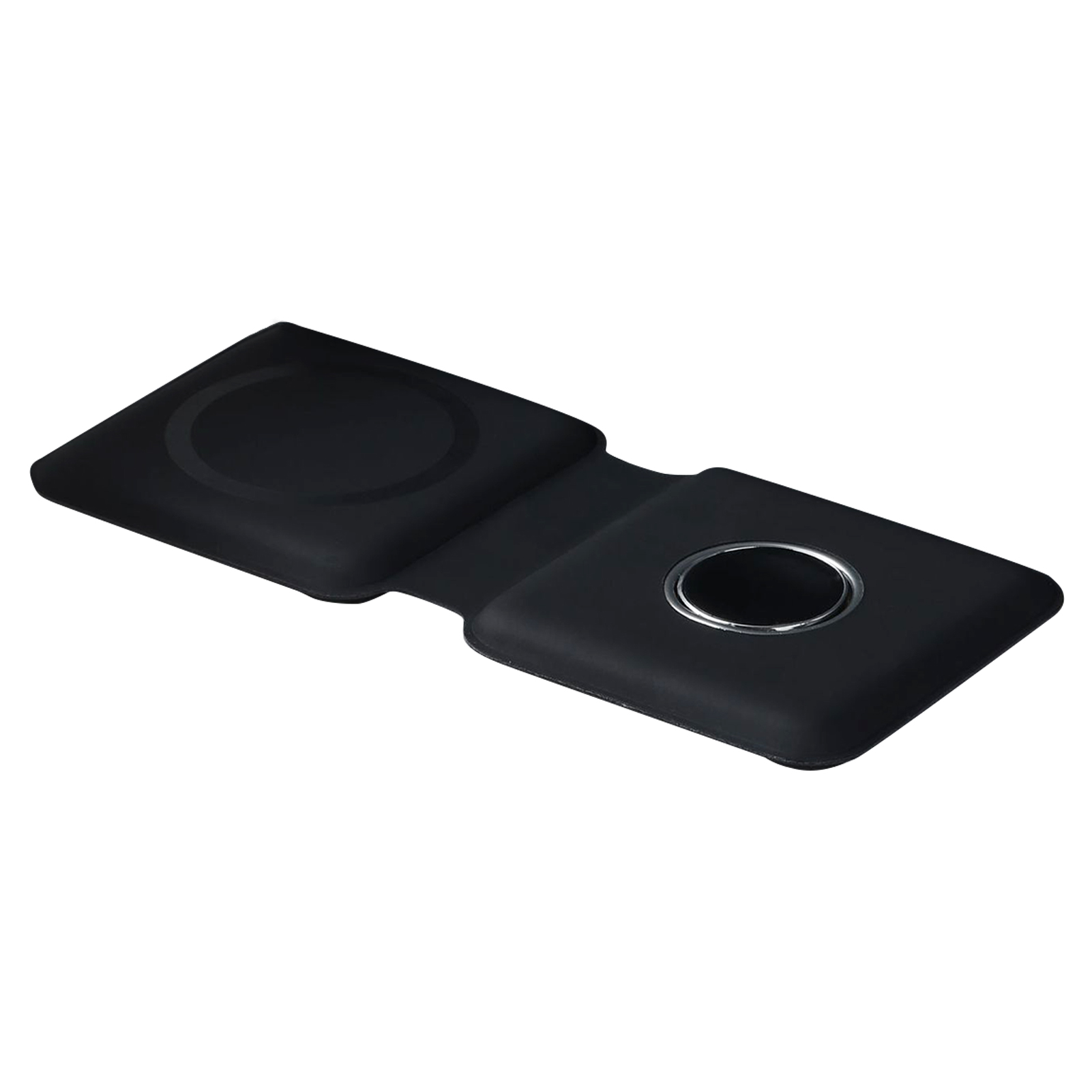 2022 kabelloses magnetisches ladepad für iphone 13, 3 12 15w pro max 4 schnellladestation für airpods 5 apple watch 2: Schwarz