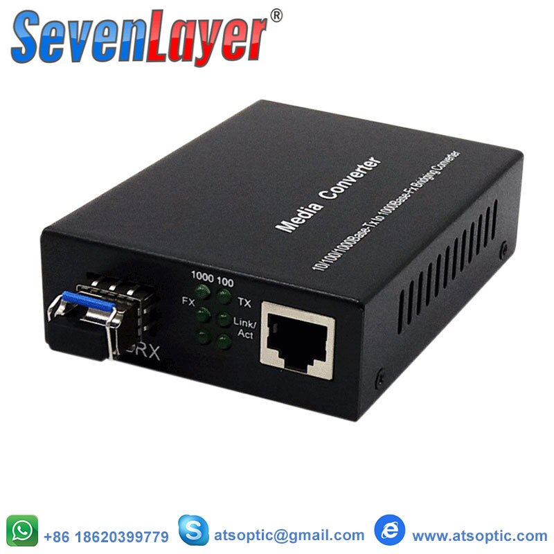 1gb sfp fiber til  rj45 fiberoptisk mediekonverterer 1000 mbps sfp fiberbryter med sfp-modul kompatibel cisco / mikrotik / huawei