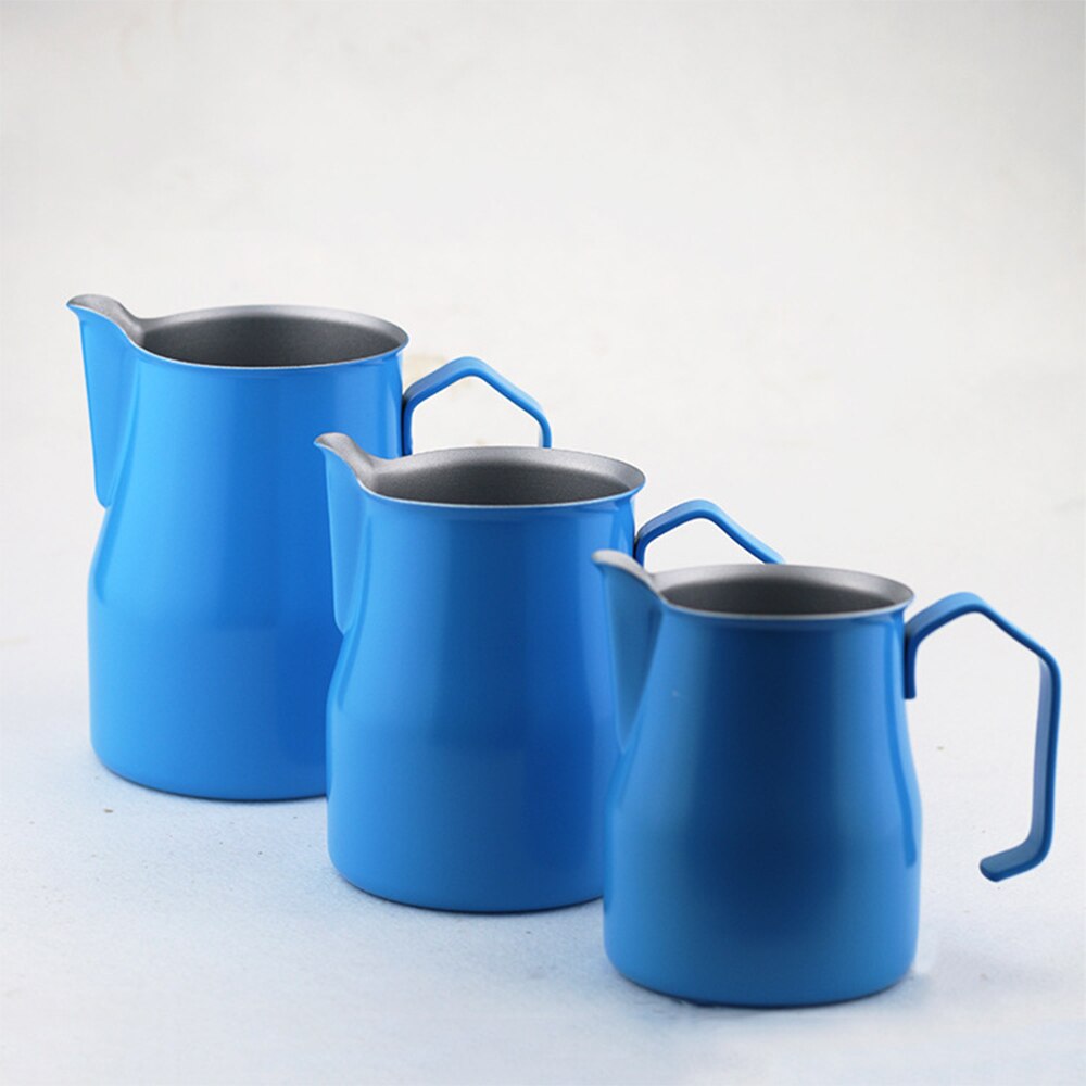 Stainless Steel Coffee Make Pots Thick Coffeeware Barista Moka Espresso Portable Kettle Goose Spout Milk Frothing