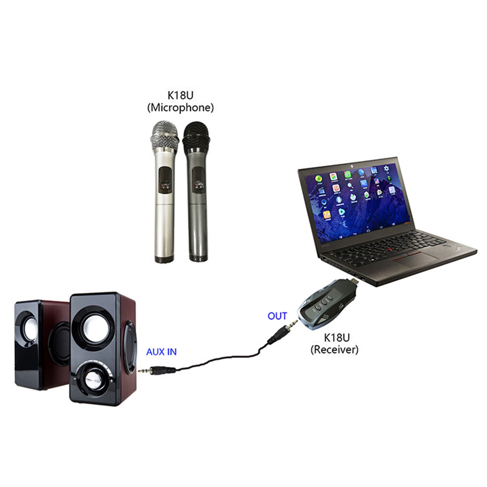 Bluetooth Wireless Microphone Handheld Karaoke Mic USB Mini Home KTV For Music Player Singing Recorder Mic