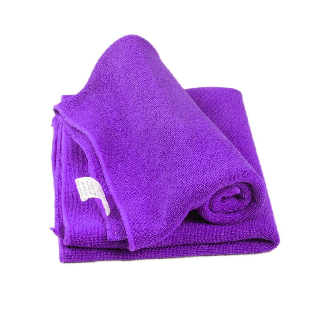 22*22cm microfibre visage cheveux propre voiture polissage sans stries serviette chiffon: 6