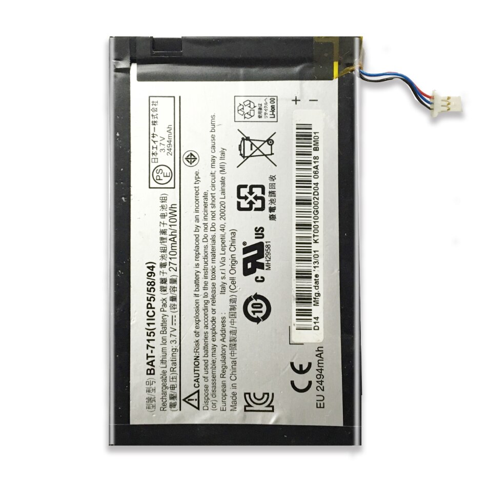 Tablet Battery 2710mAh for Acer Iconia Tab B1-A71 B1-710 BAT-715