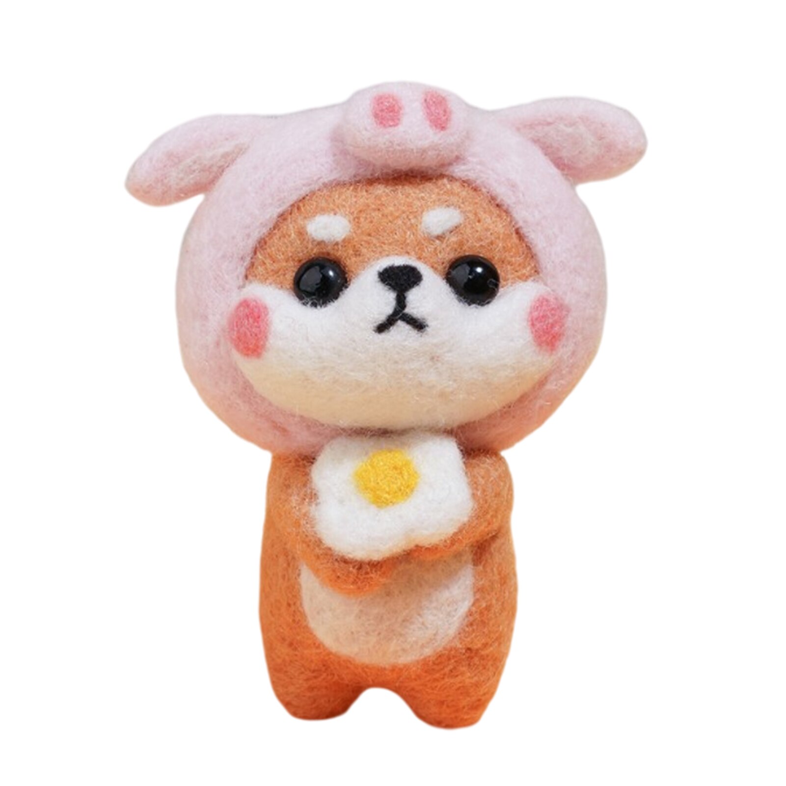 Needle Felting Kit Beginner Wool Felting Kit Wool Needle Felting DIY Beginners Kit DIY Dog Wool Felting Cute Animal As: 01