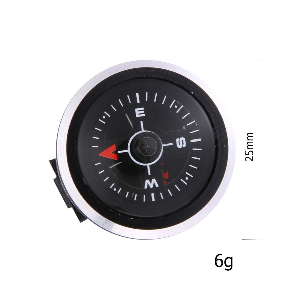 JS25 Verwijderbare Kompas Horloge Band Knop Kompas Voor Paracord Armband Outdoor Wandelen Camping Outdoor Horloge Bands Luminum Legering
