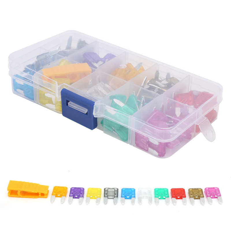 power monitor power meter Blade Fuse Assortment Set 2/ 3/ 5/ 7.5/ 10/ 15/ 20/ 25/ 30/ 35 AMP with Fuse Clip energy