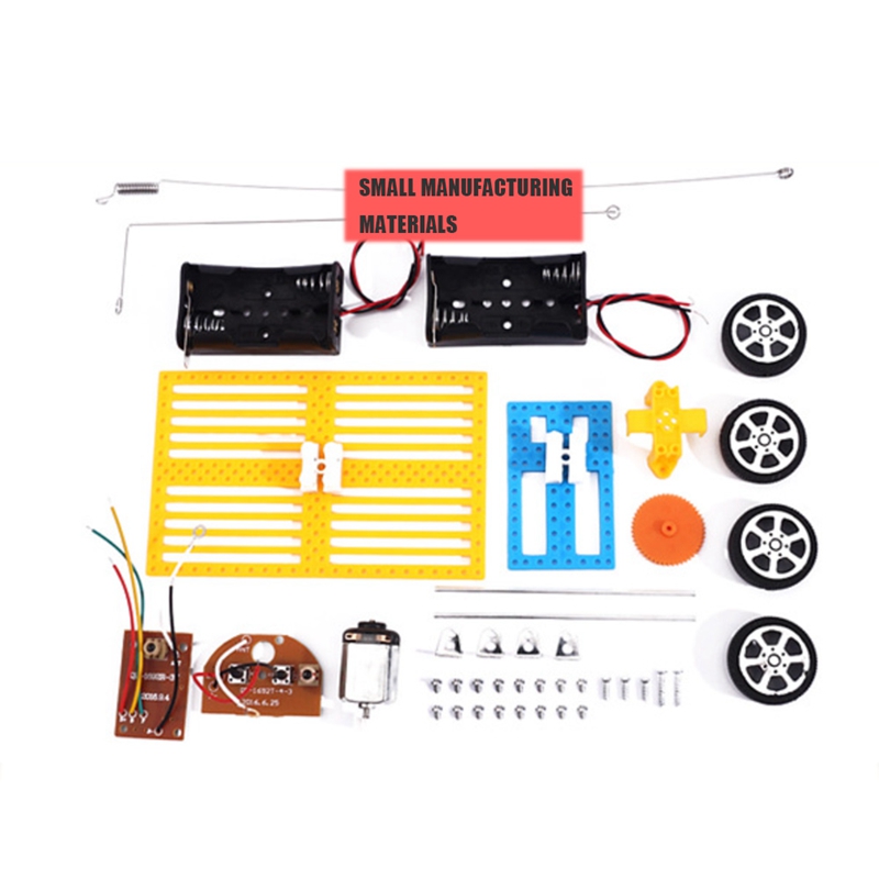 Diy wireless remote control racing car model kits physics science experiments technology educational toy for children