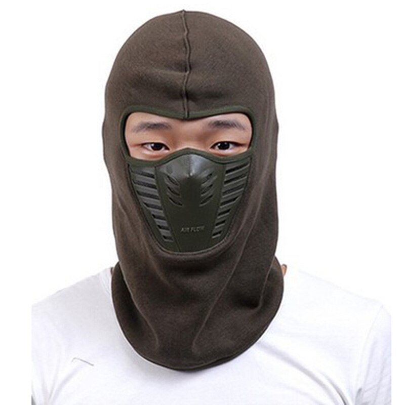 HENGSONG Winter Warm Fleece Sports Hats For Women Men Hiking Caps Fleece Head Caps Wind-proof And Anow-proof Sporting Hats: Coffee
