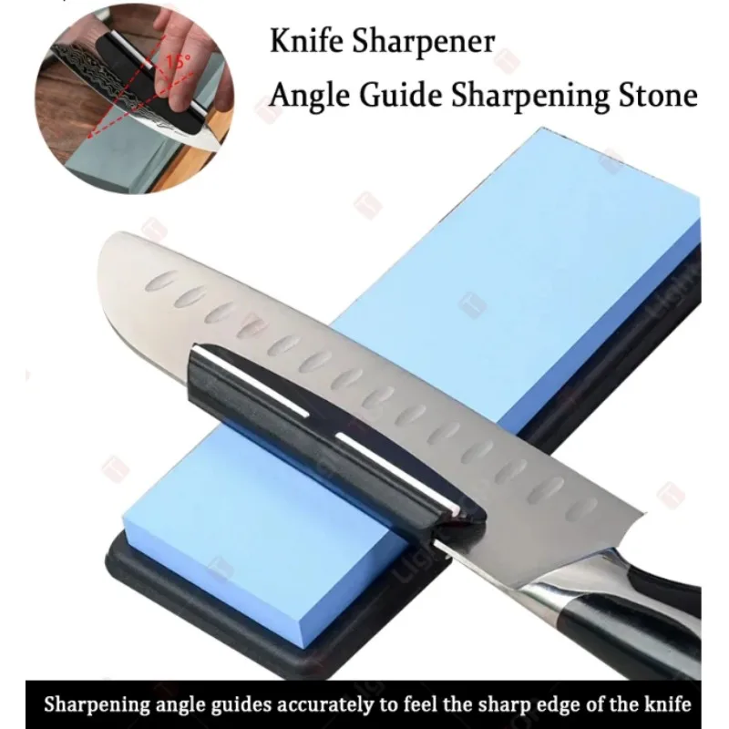Professionele Slijpsteen Hoek Gids Vaste Messenslijper 12/14/15/18/30 graden Slijpsteen accessoires Keuken Messen Tool