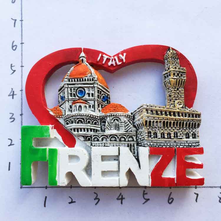Italia hartsi jääkaappimagneetit matkailu matkamuisto toscana firenze san gimignano siena venezia jääkaappi tarrat kodin sisustus: Frenze-italia