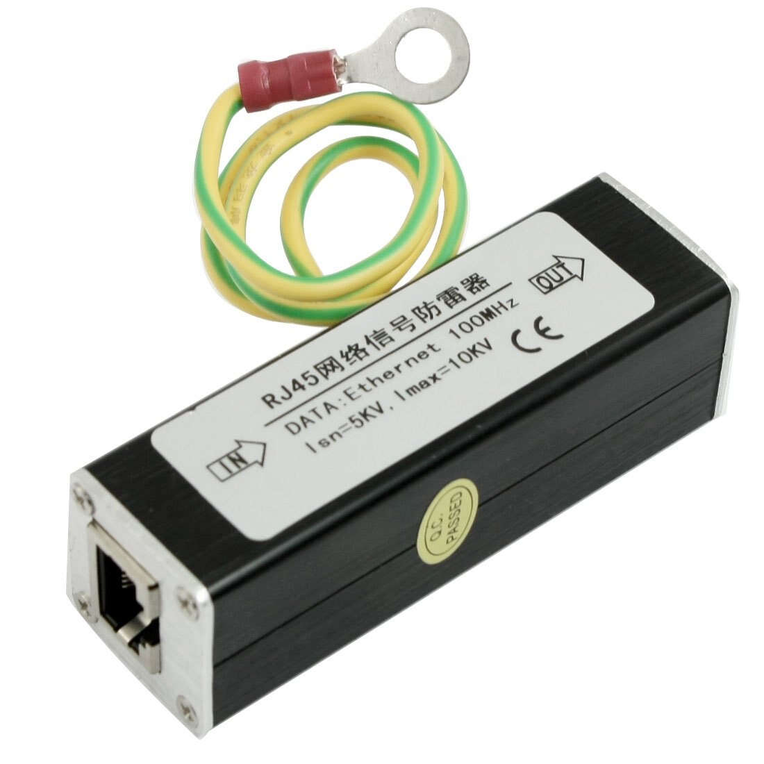 Parafoudre pour réseau Ethernet, prise RJ45, 100MHz