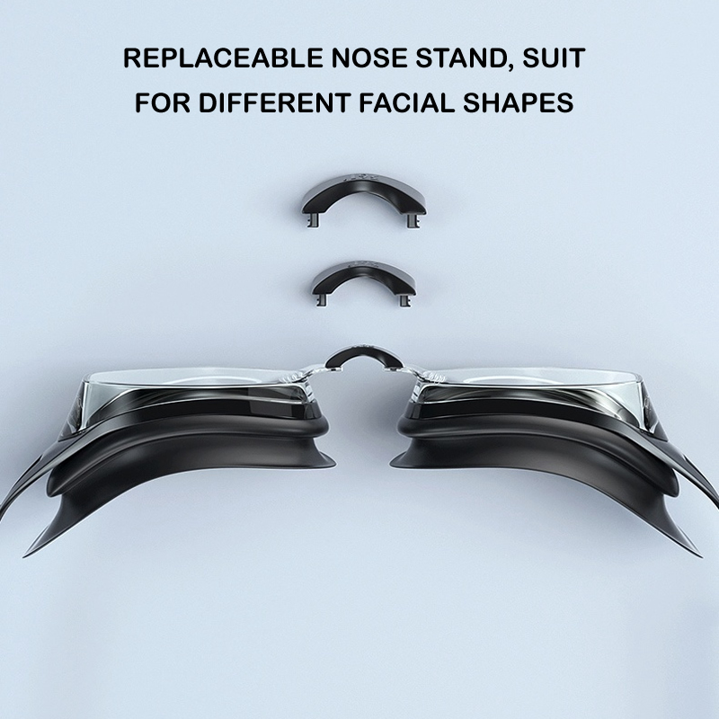 Gafas de natación profesionales para miopía, impermeables, antiniebla, HD, para hombres y mujeres, equipo de gafas para deportes acuáticos, dioptrías-2,0 ~-6,0