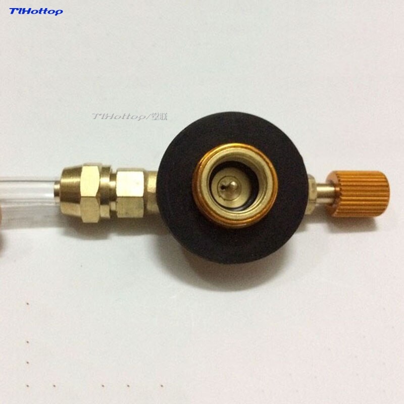 Tlhottop Outdoor Flat Air Tank Charging Valve Gas Tank Transfer Valve Liquefied Gas Connecting Pipe Long Gas Card Converter D