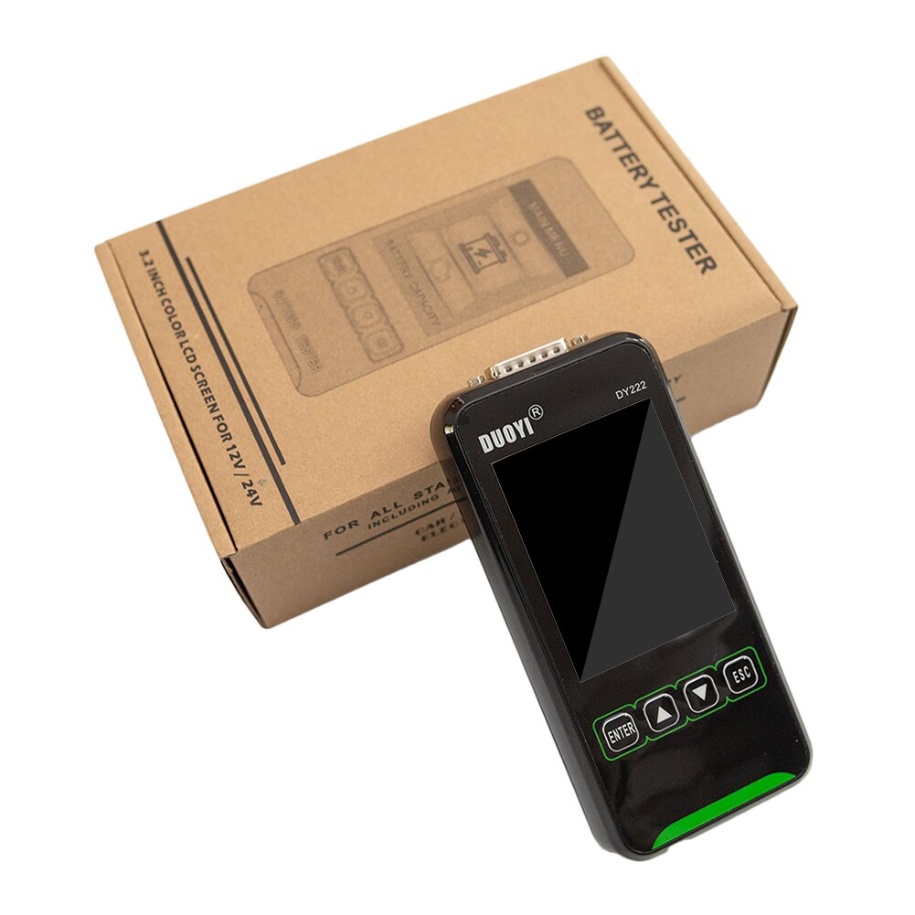 DY222 12V/24V Car Battery Load Tester Multifunctional Battery Health Checker Automotive Battery System Tester