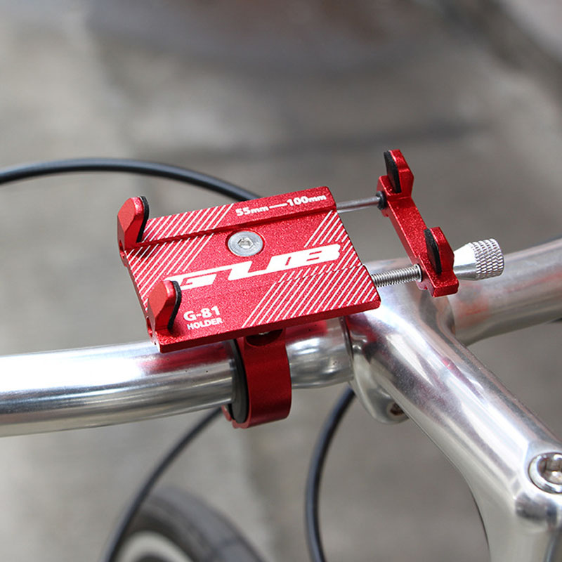 GUB P10 G-81 Aluminium Fiets Mobiele Telefoon Houder Verbeterde Vier-klauw Telefoon Stand voor Bike Elektrische fiets motorfiets