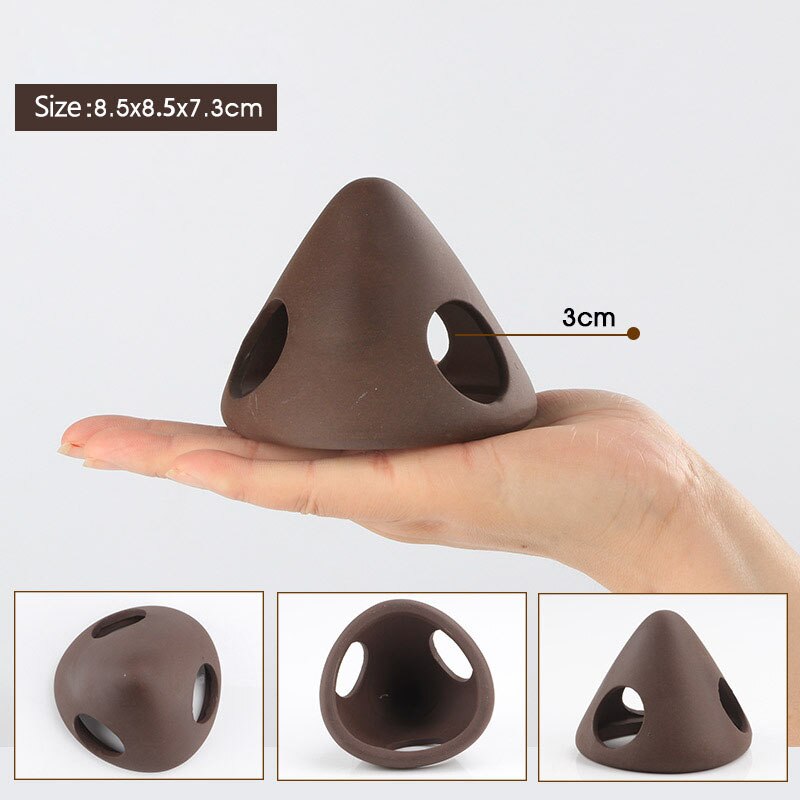 1PC Fish Tank Decor Ideas Micro Landscape Decor Fish Hiding Cave Shrimp Dodge House Resin Ornament Aquarium Landscaping