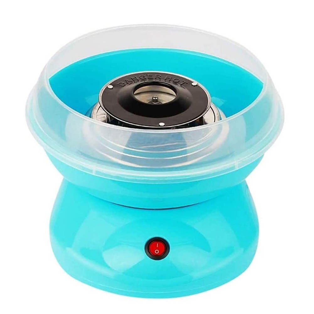 Machine à barbe à papa de comptoir sans sucre et sans nostalgie, machine à barbe à papa à guimauves pour enfants, lxy 9: Prise européenne bleue