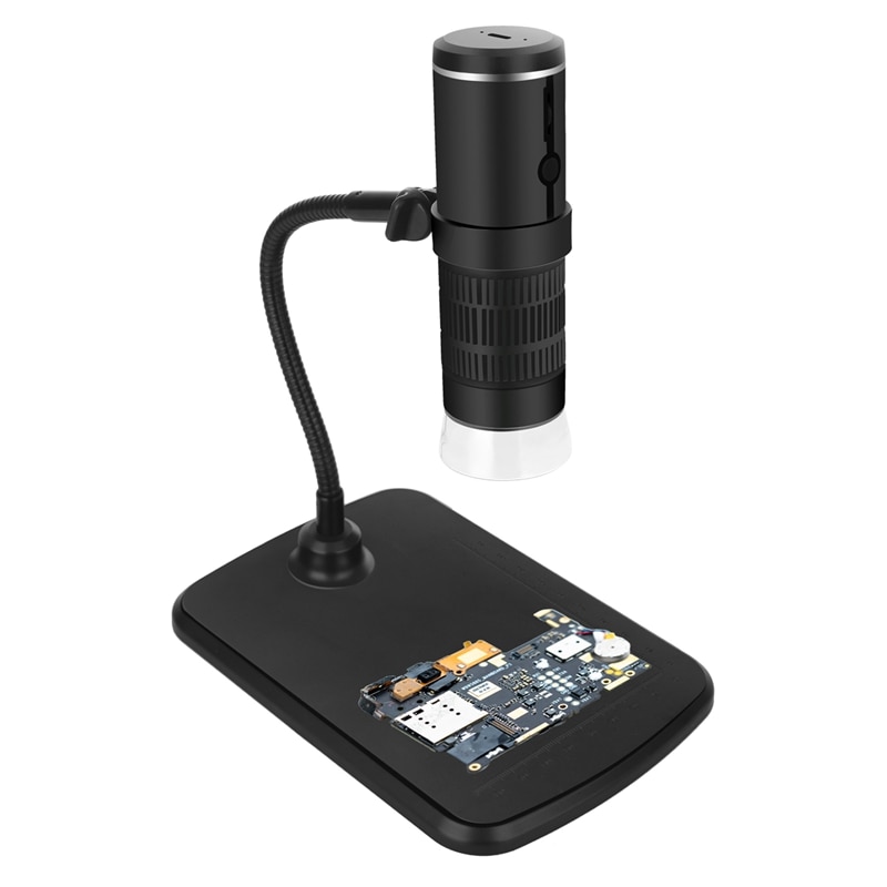 HLZS-1000X Digital Microscope HD LED USB WiFi Microscope Mobile Phone Microscope Camera Mobile Phone PCB Inspection Tool: Default Title