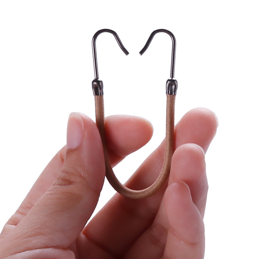Bandas elásticas para el pelo para mujer, gomas para el pelo con gancho, coletero, herramientas de estilismo para cabello grueso/rizado, 15/18/24/30 Uds.