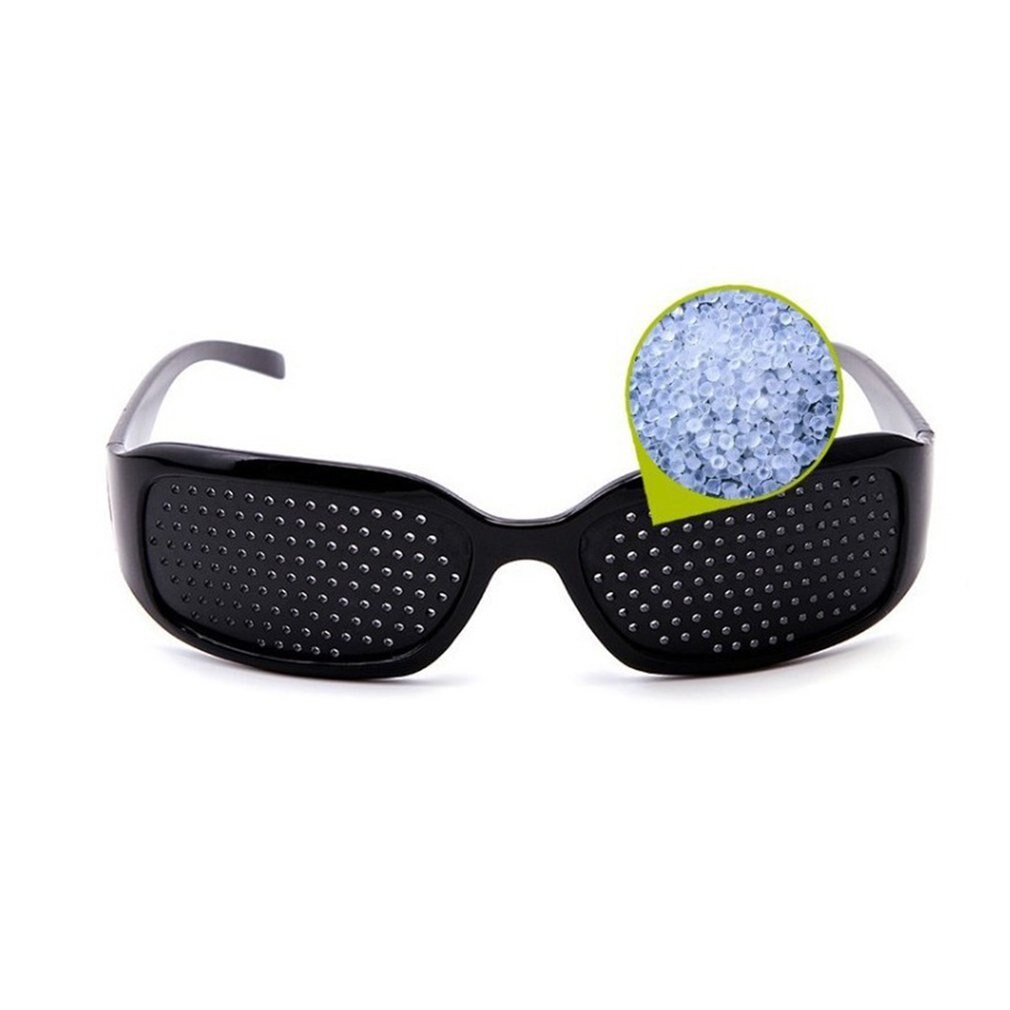 Radfahren Brillen Pin Loch Sonnenbrille Auge Ausbildung Glas Pinhole Brille Camping Unisex Brillen Übung Outdoor Verbessern Sehvermögen