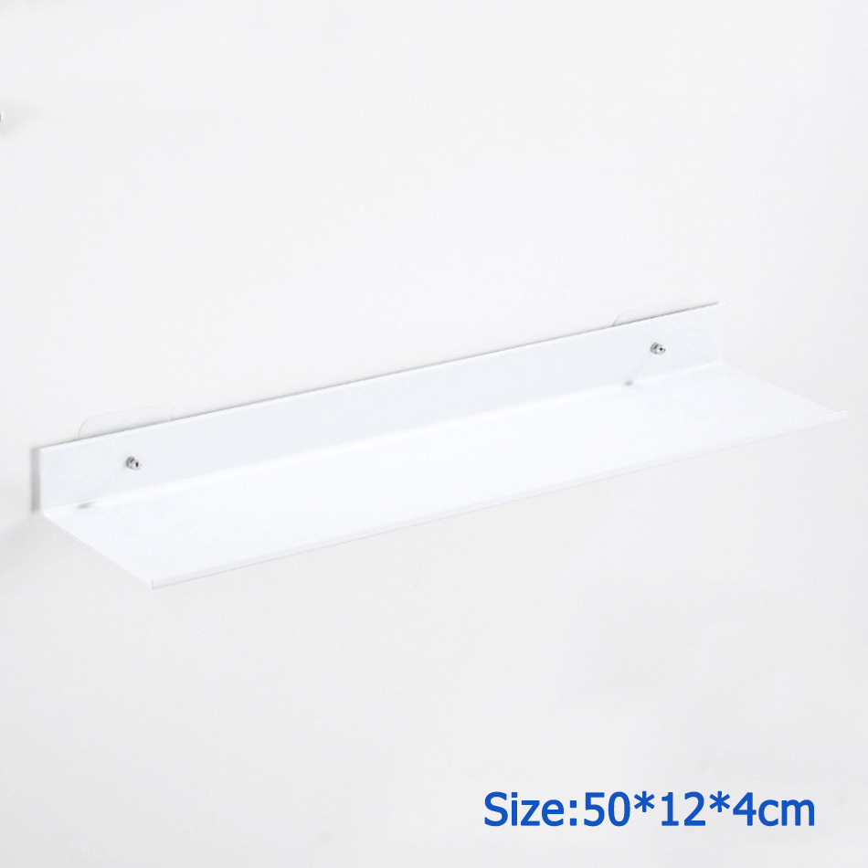 HOShower de cuisine rectangulaire en aluminium adhésif, rangement pour shampoing Regina, noir et blanc, évalué T1, 30 cm, 40 cm, 50 cm: Lavande