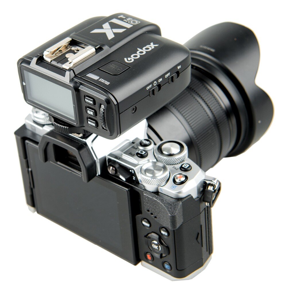 Godox X1T X1T-O TTL 2.4G Wireless Flash Trigger Transmitter for Olympus Panasonic DMC-G85,DMC-GH4, DMC-GX85 Cameras